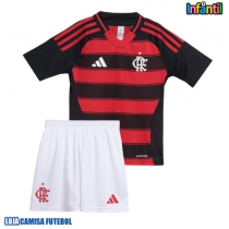 Camisa de Futebol Flamengo Equipamento Principal Infantil 2025-26 Manga Curta (+ Calças curtas)